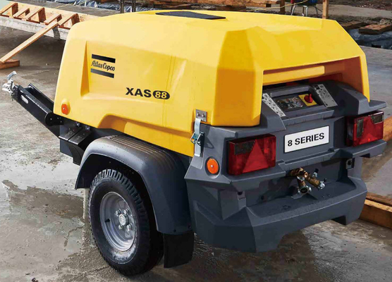Kubota Engine พกพา เครื่องดัน XAS 88KD สําหรับการใช้งานอุตสาหกรรม