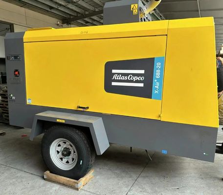 X-AIR+ 688-20 เครื่องยนต์ รุ่น B6.7CS4 เครื่องดันพกพาสีเหลืองสําหรับการทํางานในขณะที่เดินทาง