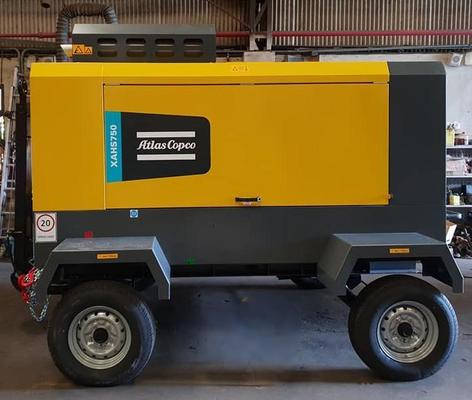 เครื่องกดอัดพกพา XAHS750 - 21 M3/min FAD, 6 ซิลินเดอร์