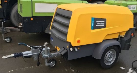 เครื่องอัดอากาศแบบพกพา สีเหลือง รุ่น XAS 78KD ระดับการอัดอากาศ ออกแบบมาให้มีน้ำหนักเบาและพกพาสะดวก