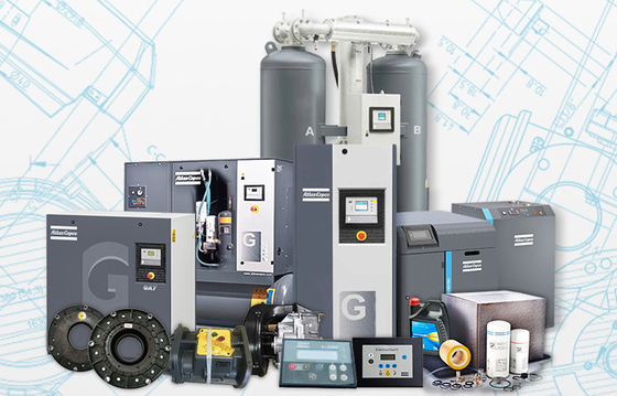 37kw Atlas GA 37 VSD+, เครื่องปรับอากาศ Atlas Screw