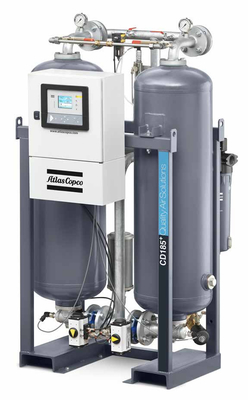 เครื่องแห้งอากาศ Atlas Desiccant Cd110+-300+ สําหรับการรักษาอากาศ