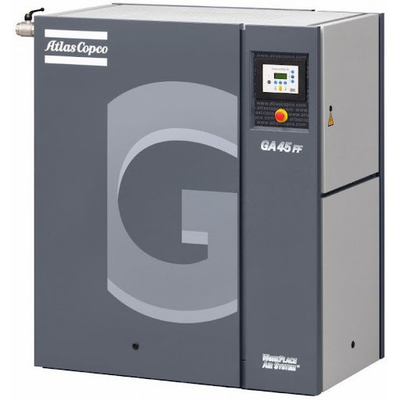 GA 45 60Hz Atlas Screw Air Compressor ซีรี่ย์ GA 745 กิโลกรัม น้ําหนักมีความยั่งยืน