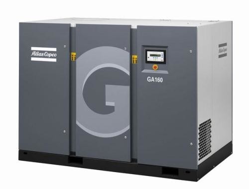 GA160+- GA250+ Atlas Screw Air Compressor 250kW 14 Bar 10 Bar ระดับเสียงต่ํา