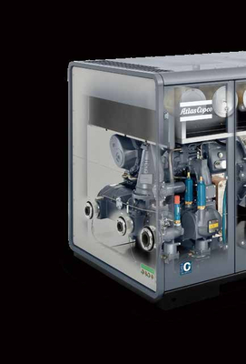ZT55~750, ZT75~900VSD เครื่องบดอากาศ Atlas สกรูไร้น้ํามัน วัสดุสกัดอลูมิเนียม