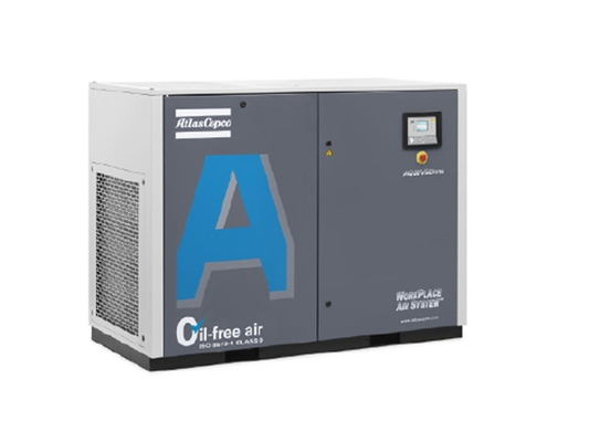 AQ 18 VSD น้ําฉีด Atlas สกรูเครื่องปรับอากาศ 18kw 69dB ระดับเสียง
