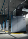 Atlas Screw Air Compressor G Series G90 พร้อมเลเยอร์ข้างที่ไม่ขับเคลื่อน