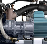 Atlas Screw Air Compressor G Series G90 พร้อมเลเยอร์ข้างที่ไม่ขับเคลื่อน