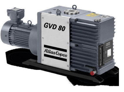 เครื่องปั๊มระบายความร้อนแบบ AC พร้อมกระจกมองน้ํามันสูงเต็ม GVD 80 2 ขั้นตอน กล่องหมุนปิดน้ํามัน