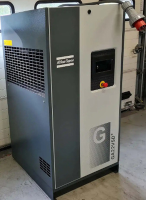 Atlas Screw Air Compressor VSD Plus Ga22vsd+ ประหยัดพลังงาน