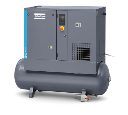 Atlas Copco G2 Rotary Screw Oil Injected Air Compressor สร้างในแบบ FF แห้ง มีให้เลือก