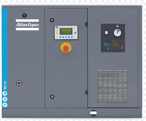Atlas Copco เครื่องปรับอากาศสกรู G5 พร้อมตัวเลือก FF แห้ง