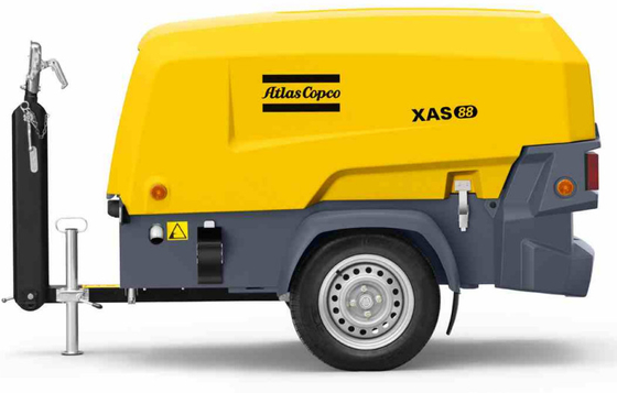 เครื่องบดพกพา XAS 88KD 5.0 M3/min FAD สําหรับการใช้งานหนัก