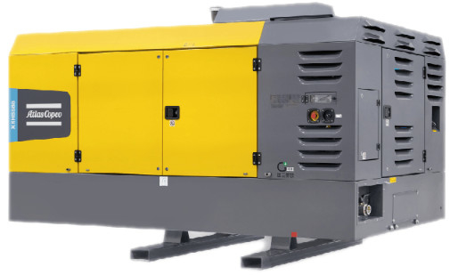 เครื่องพัดพัดพัดพกพาของ Atlas Copco XRHS 888 สําหรับความดันและปริมาณก๊าซที่มั่นคงในบ่อน้ําและท่อน้ําที่ใช้พลังงานภูมิอุณหภูมิ