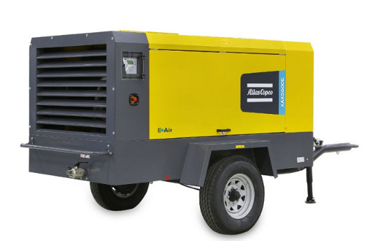 Atlas Copco พกพา เครื่องปรับอากาศ XAXS600E ไฟฟ้าสําหรับการผลิตสูงสุด