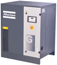 ประหยัด น้ํามันฉีด Atlas สกรูเครื่องปรับอากาศ Compact G7 7kw