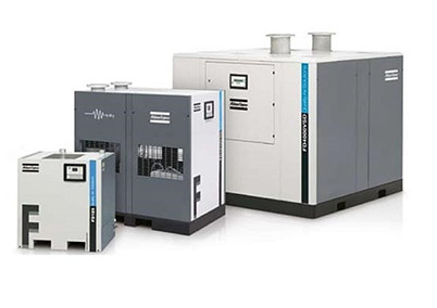 F400 เครื่องแห้งอากาศดันด้วยสารเย็น เย็น 4200W Atlas ความจุ 400l/s