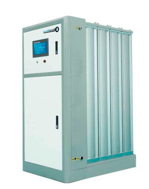 เครื่องกำเนิดออกซิเจนจาก PSA 756 กก. เครื่องกำเนิดออกซิเจน Beaconmedaes 25m3 / h