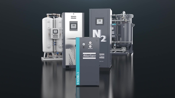 ใบรับรอง ISO Atlas Oxygen Generator OGP55 93% 90% 95% ความบริสุทธิ์