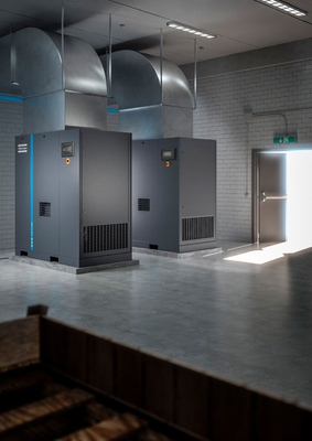 ความถี่ที่เปลี่ยนแปลง Rotary Atlas Screw Air Compressor GA37VSD+ FF 37kw