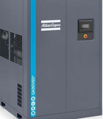 Atlas Screw Air Compressor GA75VSD+ FF 75kw สร้างในเครื่องแห้ง