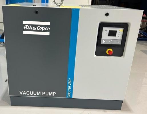ปั๊มสุญญากาศ AC สำหรับอุตสาหกรรม GHS 730 VSD+ พร้อมกำลังเพลา 11 KW และระดับเสียงรบกวนต่ำ 51-73 DB A