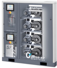 AQ-37 VSD ไม่ใช้น้ํามัน Atlas Screw Air Compressor 37kw น้ําฉีด