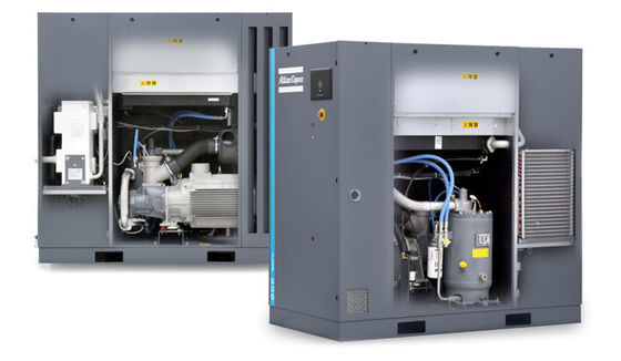 อลูมิเนียมสลัด น้ํามันหมุนฉีด Atlas Screw Air Compressor Ga55