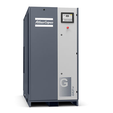 GA37+ Atlas Screw Air Compressor GA Series 50Hz 37kw พร้อมระบบล็อคช่องทางเข้าที่ฉลาดของ SIL